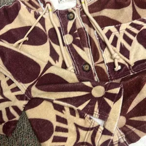 Free People We The Free Terry Cardi Size XS thumbnail 4