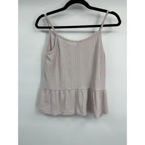 Paper Crane Womens Pink Cami Tank Top Sleeveless Spaghetti Strap Size Medium NEW thumbnail 9