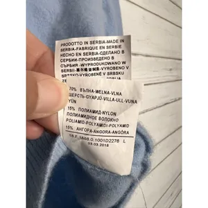 United Colors of Benetton Turtleneck Sweater Size Large Light Blue Wool Blend thumbnail 5