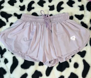 Women's Lavender Athletic Shorts thumbnail 1