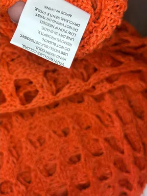 Cover Up Cardigan Orange Size XL thumbnail 6