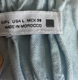 Zara Ara-Blue Chambray Mini Dress-Size Large thumbnail 9