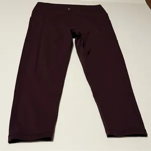 ZYIA Active Womens Size 12 Purple Capri Leggings Cropped Athletic Activewear Gym thumbnail 9