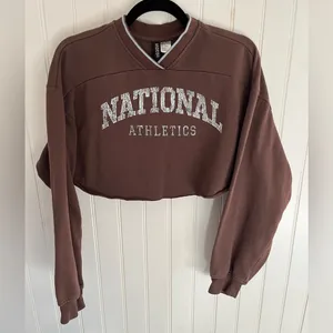 National Athletics Cropped Sweatshirt thumbnail 6