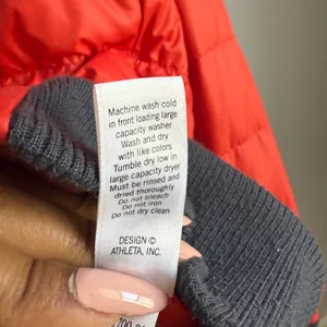 Athleta‎ Goose Down Red Jacket sz S outdoors hiking thumbnail 6