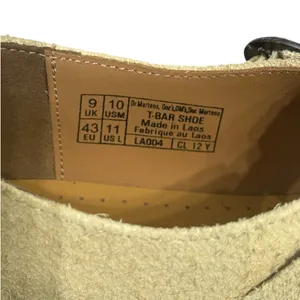 New! Dr Martens T-Bar Hazy Yellow Long Napped Suede Mary Janes - W 11 / M 10 thumbnail 13
