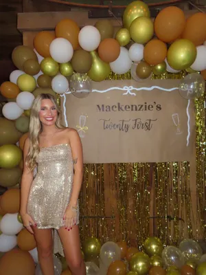 Lucy in the Sky Gold Mini Sequin Dress thumbnail 3