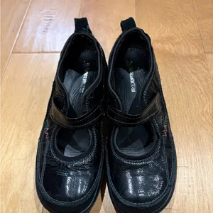 Romika patent leather comfort Mary Jane shoes black sz 40 9 thumbnail 2