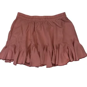 Aeropostale Womens Mini Skirt Mauve Ruffle Hem Flowy Boho‎ Summer XL thumbnail 3