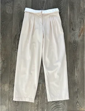 Aritzia BABATON Bureau Foldover Waist Trouser Pants thumbnail 2