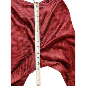Victoria's Secret VTG Red Black Satin Feel Sleeveless Elastic Waist Pant Set S 90s thumbnail 14