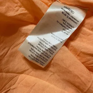 Anthropologie Orange Paisley Smocked Tiered Ruffle Maxi Dress Womens Size M thumbnail 9