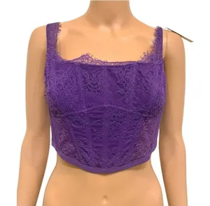 Victoria's Secret large Dream Angels lace corset top BC 3192 thumbnail 1