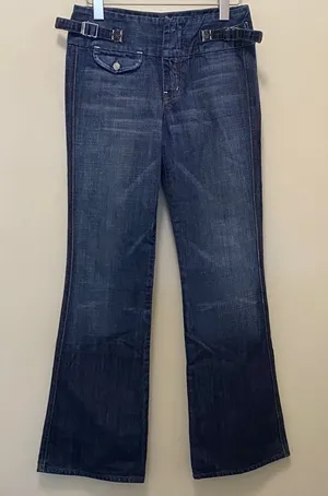 7 for all mankind boot cut denim jeans size 25 thumbnail 1
