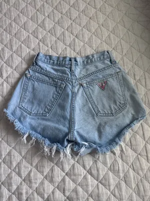 Vintage Guess Shorts Denim Distressed thumbnail 3