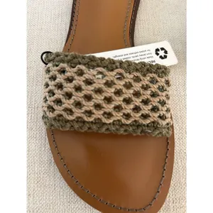 Rag & Bone Melrose slide flat sandals in Khaki green, Size EU38.5/US8.5, NWY thumbnail 6