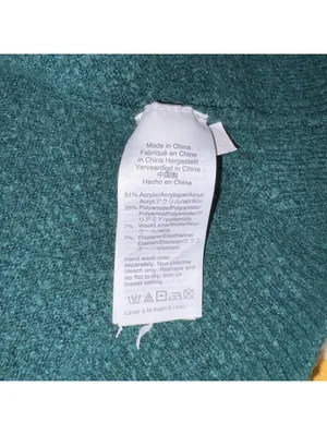 J.Crew Merino Wool Blend Women's XS Green Buttoned Mock Neck Sweater Cozy Casual thumbnail 8