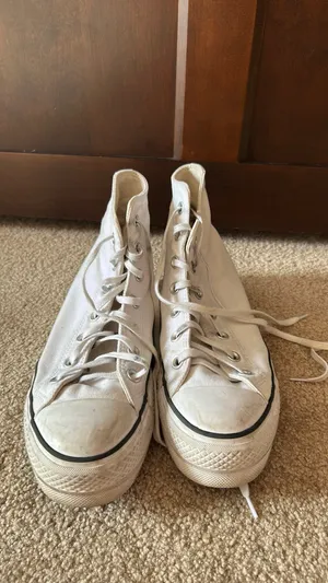 White Platform Converse thumbnail 6