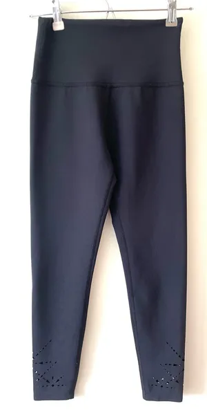 BEYOND Yoga x Equinox Leggings laser cut out hem size Small thumbnail 1