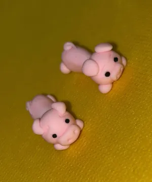 New Fashion Cute Animal Female Creative Handmade Earrings Polymer Clay thumbnail 1