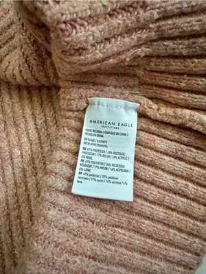 American Eagle Pink Chunky Knit Boxy Oversized Sweater XL thumbnail 7