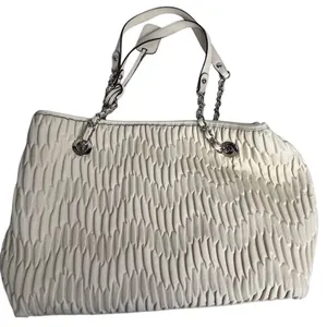 Jessica Simpson Ivory Quilted Ruched Shoulder Bag‎ Women's Casual Elegant thumbnail 16