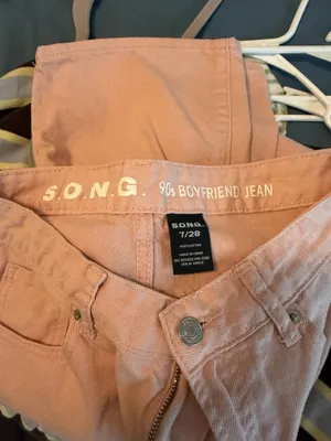 Pink jeans Size 28 thumbnail 3