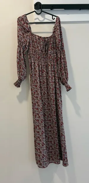 NWT Floral Maxi Long Sleeve dress thumbnail 1