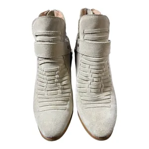 SEYCHELLES 'Impossible' Sand Suede
Leather Ankle Booties 9.5 thumbnail 10