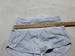 Lululemon Gray/white Active Shorts 4 thumbnail 2