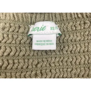 Aerie Olive Cotton Smocked Romper XS Pockets Cami thumbnail 13