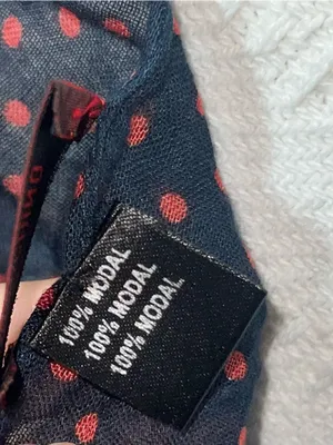 Moschino Womens Modal Polka Dot Scarf Wrap Designer Lightweight thumbnail 5