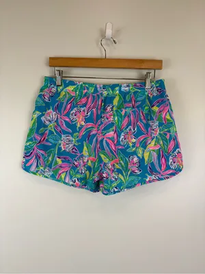 Lilly Pulitzer Luxletic Ocean Trail Short Formentera Turquoise Size small 1485 thumbnail 6