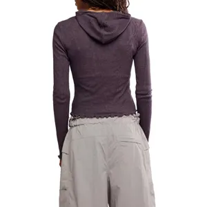Free People Movement Breathe Easy Layer in Chocolate size M NWT $36 thumbnail 2