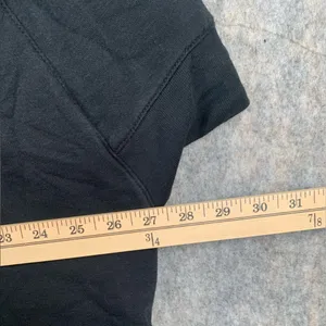 Nike Women's Size Large Poncho Oversized Boxy Pullover Hoodie Sweatshirt‎ Black thumbnail 4