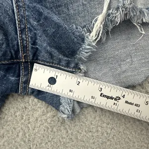 Bke Billie Denim Jean Shorts 2" High Rise Cut Off Distressed Festival Women's 29 thumbnail 8