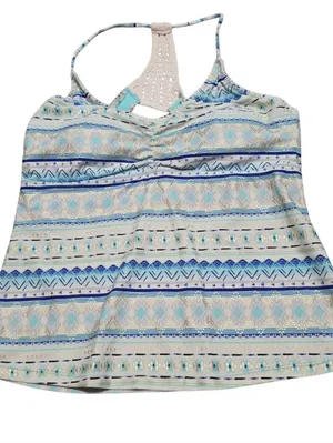 Arizona Jeans Multicolored Tankini Top Size Large thumbnail 1