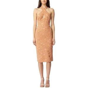 Bardot Riviera Corset Dress Size‎ XL Lace Halter Neck thumbnail 3