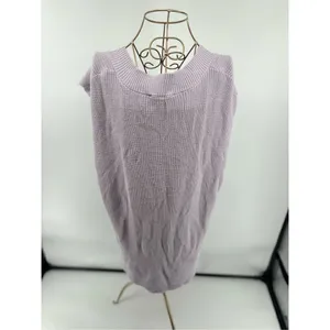 Talulah Sleeveless V-Neck Knit Top Size Large Purple thumbnail 5
