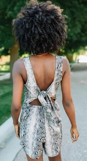 Buckle Willow & Root Snakeskin Romper thumbnail 3
