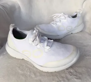 Oofos Sz 9 Eu40 00mg Sport LS Low Womens Sneakers Shoes White Recovery Comfort thumbnail 1