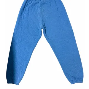 Aviator Nation‎ Quilted Sweatpants Ocean Blue Size Large thumbnail 6