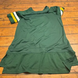 Fanatics Green Bay Packers Womens Lace Up Jersey‎ Shirt M GB thumbnail 5