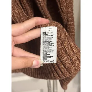 Free People Chunky Knit High Hopes‎ Cardigan Oversized Minimalist Cozy Neutral thumbnail 7