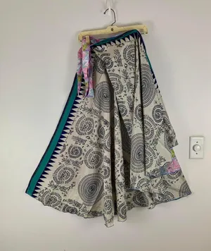 Reversible Maxi Wrap Skirt BINW421 thumbnail 2