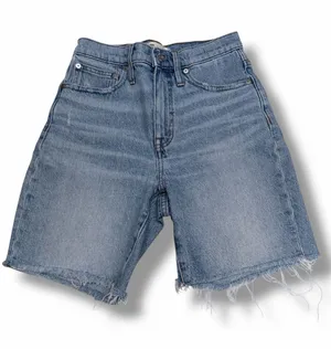 Madewell Women's High-Rise Denim‎ Mid-Length Shorts in Light Wash Size 24 thumbnail 1