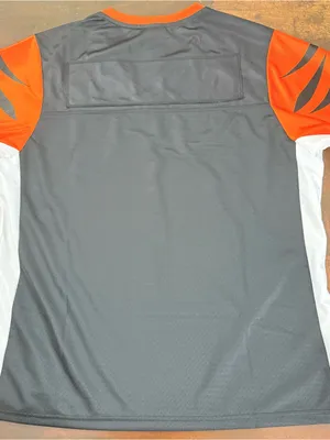 Cincinnati Bengals blank Jersey Shirt Womens Black NFL Football Sportswear XL thumbnail 5