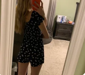 Vine and Valley Navy blue romper; worn a couple times thumbnail 3