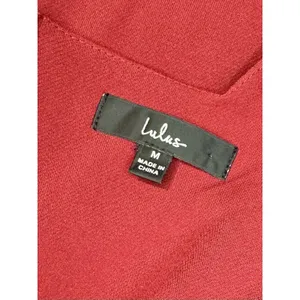 Lulus "Under My Spell" Wine Red Cutout Sleeveless Midi Dress Size Medium EUC!!! thumbnail 3