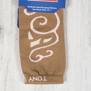 NWT Justin Boots Fashion Cushioned Sole Over The Calf Socks Women's Size Small thumbnail 2